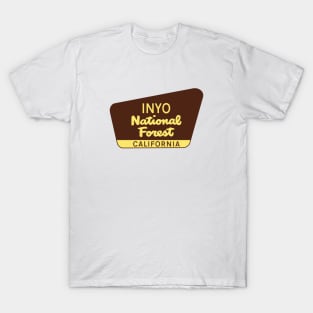 INYO NATIONAL FOREST CALIFORNIA YOSEMITE DEATH VALLEY NATIONAL PARK SIERRA NEVADA T-Shirt